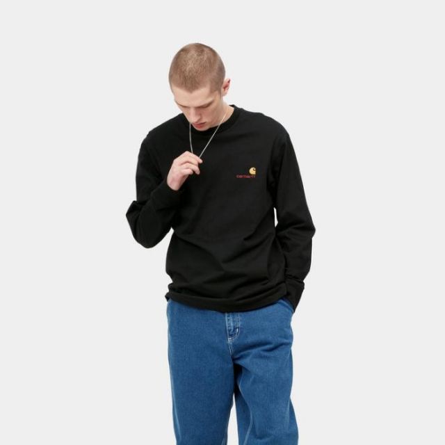 CARHARTT WIP I029955 L/S AMERICAN SCRIPT