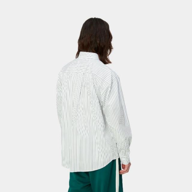 カーハート wip carhartt wip ダブリューアイピー L/S LINUS SHIRT シャツ 長袖 ストライプシャツ I033029 (240328)