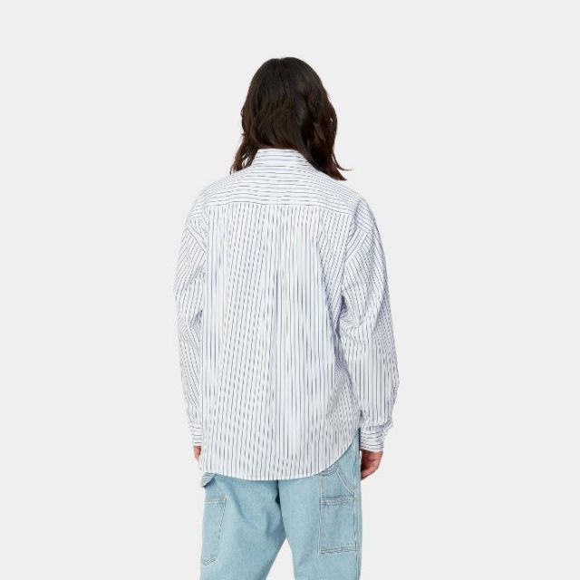 カーハート wip carhartt wip ダブリューアイピー L/S LINUS SHIRT シャツ 長袖 ストライプシャツ I033029 (240328)