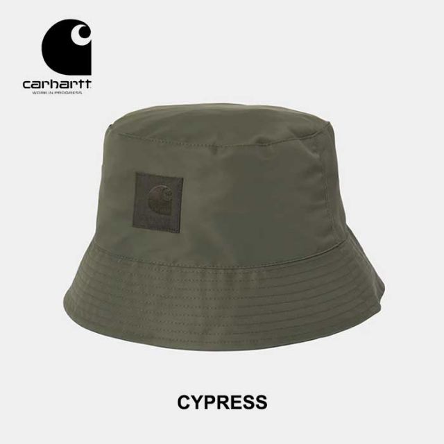 カーハート WIP ハット  carhartt WIP I033092 OTLEY BUCKET HAT  バケットハット 帽子 メンズ レディース ユニセックス 春夏 ナイロン ブラック カーキ 黒 L / XL [メール便] (240404)