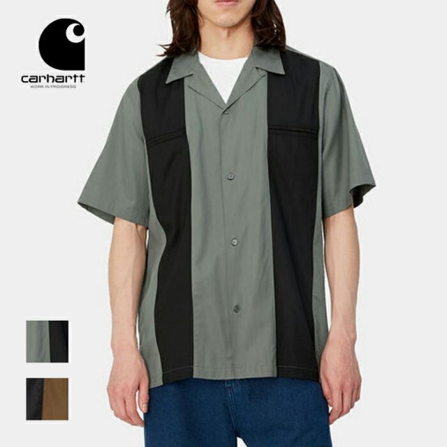 カーハート シャツ 半袖 オープンカラーシャツ carhartt I033041 S/S DURANGO SHIRT (240522)