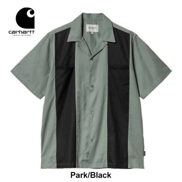 カーハート シャツ 半袖 オープンカラーシャツ carhartt I033041 S/S DURANGO SHIRT (240522)