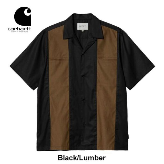 カーハート シャツ 半袖 オープンカラーシャツ carhartt I033041 S/S DURANGO SHIRT (240522)