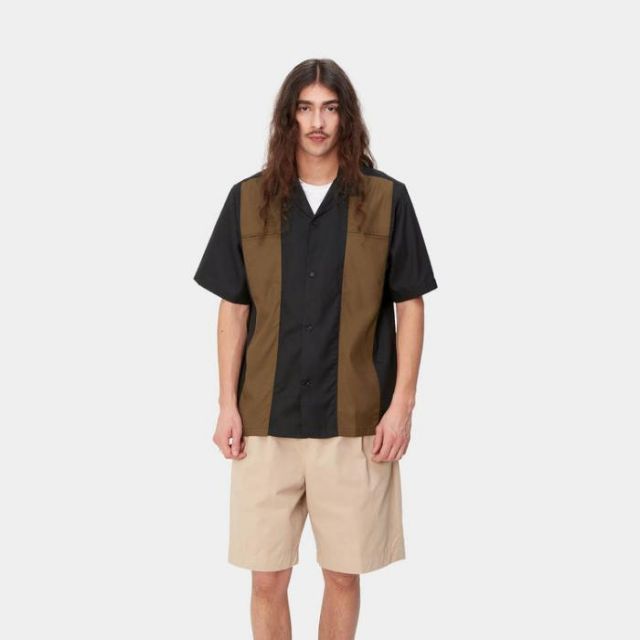 カーハート シャツ 半袖 オープンカラーシャツ carhartt I033041 S/S DURANGO SHIRT (240522)