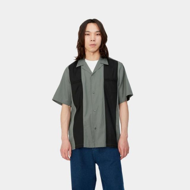 カーハート シャツ 半袖 オープンカラーシャツ carhartt I033041 S/S DURANGO SHIRT (240522)
