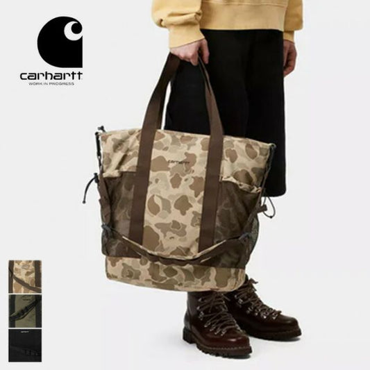 カーハート トートバック carhartt I034603 IRWIN TOTE BAG アーウィントートバッグ メンズ バック 大容量 おしゃれ アーウィントートバッグ ポリエステル 軽量 多機能 ストリート系 ジップ付きトート カジュアル 軽い(250328)