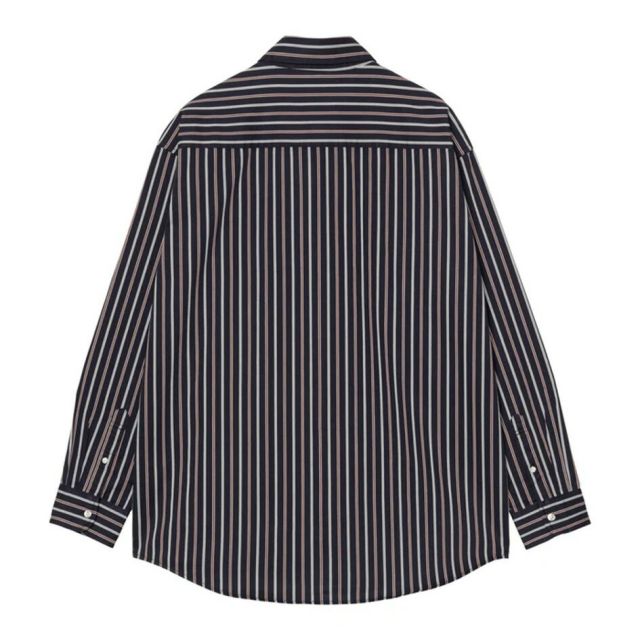 カーハート 長袖シャツ ストライプ CARHARTT I035330 L/S PALANCE SHIRT ボタンダウン ロングスリーブ パランスシャツ コットンツイル メンズ レディース ユニセックス 秋冬対応 (250912)