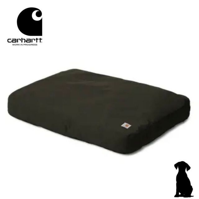 カーハート ドッグベッド CARHARTT I035846 DOG BED  ペットベッド オリーブ キャンバス 犬用ベッド 耐久性抜群 洗える クッション取り外し可 ギフト プレゼント おしゃれ (250912)