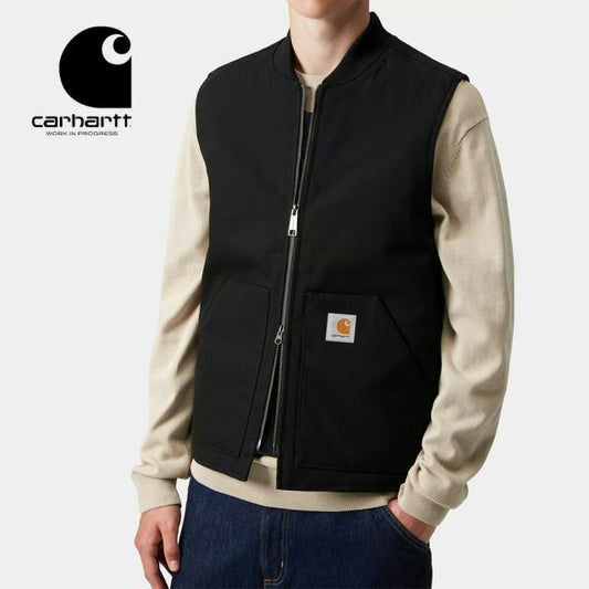 カーハート CARHARTT I035695 CLASSIC VEST カーハート ダブリューアイピー CLASSIC VEST クラシックベスト ブラック メンズ レディース ユニセックス ディアボーンキャンバス オーガニックコットン ダイヤモンドキルティング (250919)