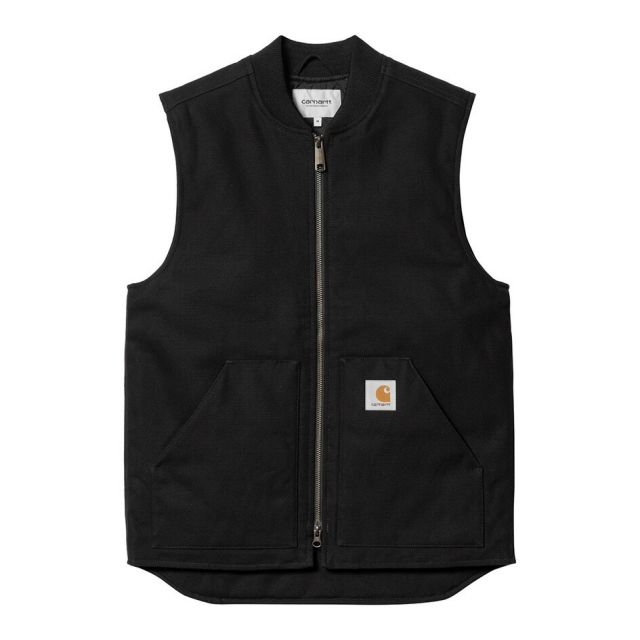 カーハート CARHARTT I035695 CLASSIC VEST カーハート ダブリューアイピー CLASSIC VEST クラシックベスト ブラック メンズ レディース ユニセックス ディアボーンキャンバス オーガニックコットン ダイヤモンドキルティング (250919)