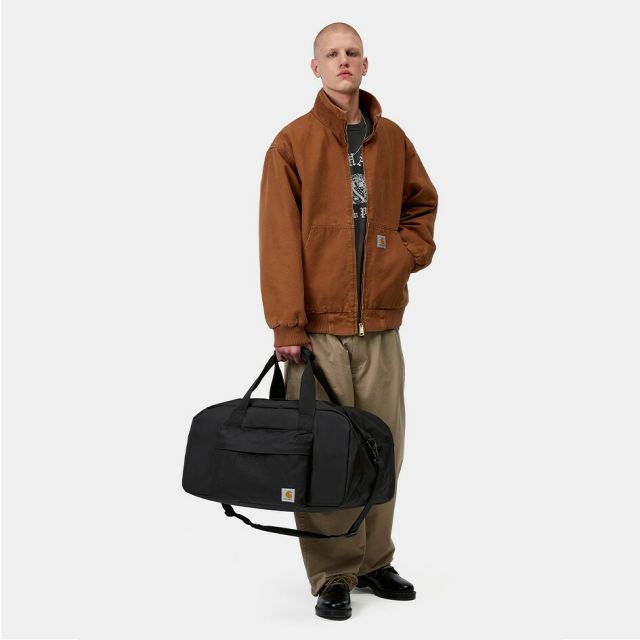 カーハート ダブリューアイピー カーハートダッフルバッグ ボストンバッグ ブラック Carhartt WIP CARHARTT DUFFLE BAG I036145 58L リサイクルポリエステル 撥水 ショルダー 大容量 ユニセックス  (260305)