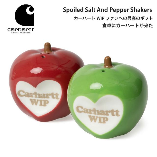 カーハートWIP ソルト＆ペッパーシェーカー I036424 調味料入れ セラミック製 キッチン雑貨 インテリア ギフト Carhartt WIP Spoiled Salt And Pepper Shakers (260408)