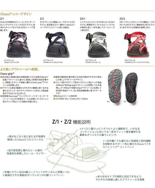 Chaco チャコ (メンズ) M's Z2 クラシック Men's サンダル (240522)