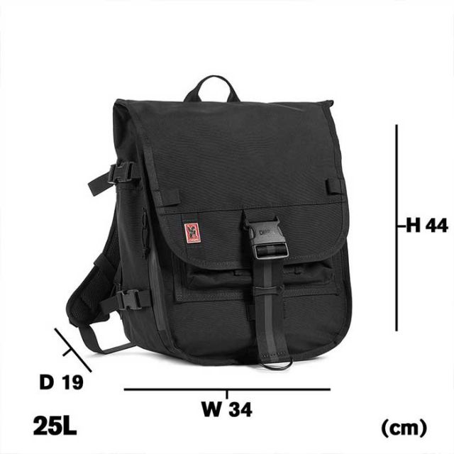 クロームインダストリーズ バックパック Chrome [ BG333 ] WARSAW MEDIUM BACKPACK (BLK) リュック ワルシャワ ミディアム (240229)