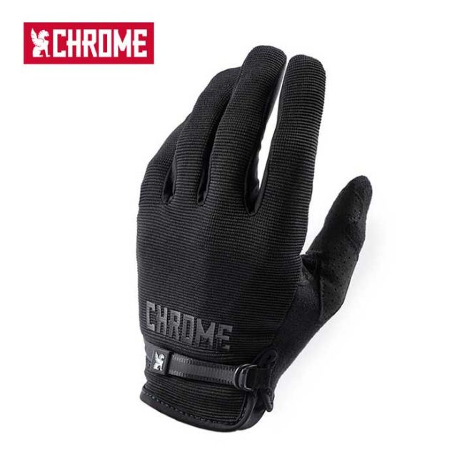 クロームインダストリーズ サイクリング グローブ 2.0 Chrome [ AC229 ] CYCLING GLOVES 2.0 (BLK) タッチパネル対応 自転車 手袋 [メール便] [230209]