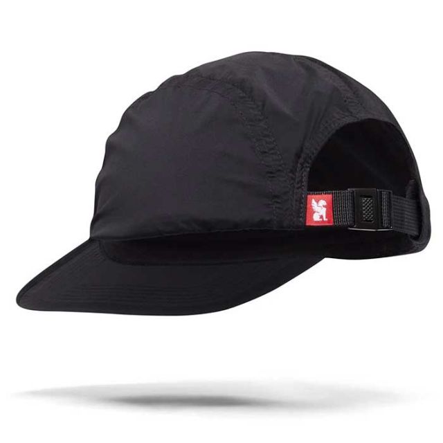 クローム キャップ ハット chrome AC210 5 PANEL HAT 5 パネルハット ブラック リフレクティブ 自転車 ナイロン リフレクタ０ー ランニング ナイトラン (240829)