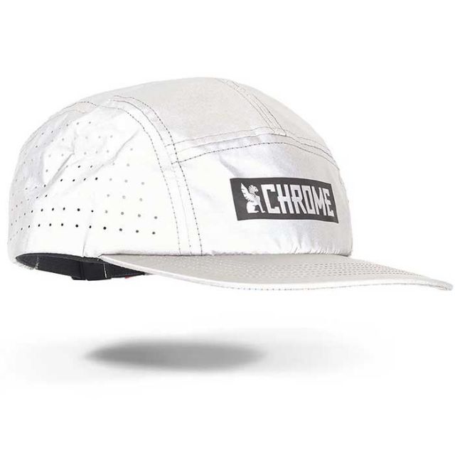 クローム キャップ ハット chrome AC210 5 PANEL HAT 5 パネルハット ブラック リフレクティブ 自転車 ナイロン リフレクタ０ー ランニング ナイトラン (240829)