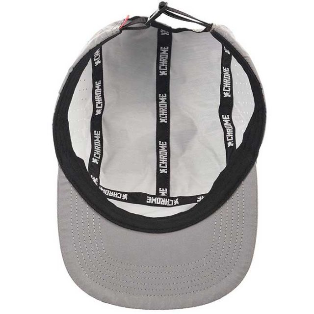 クローム キャップ ハット chrome AC210 5 PANEL HAT 5 パネルハット ブラック リフレクティブ 自転車 ナイロン リフレクタ０ー ランニング ナイトラン (240829)