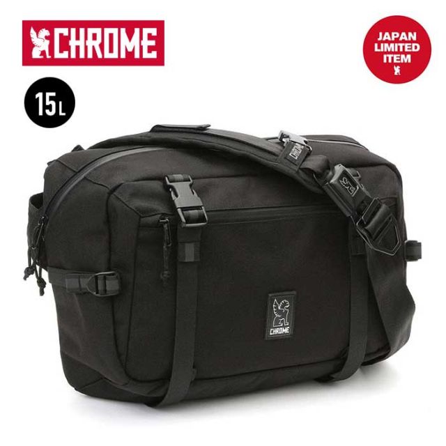 クローム ショルダーバッグ chrome BG351 KADET MAX 15L カデット マックス 耐水 PCスリーブ ブラック メンズ レディース ユニセックス 通勤 通学 自転車 (240829)