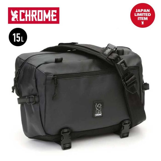 クローム ショルダーバッグ chrome BG351 KADET MAX 15L カデット マックス 防水 PCスリーブ ブラック メンズ レディース ユニセックス 通勤 通学 自転車 (240829)