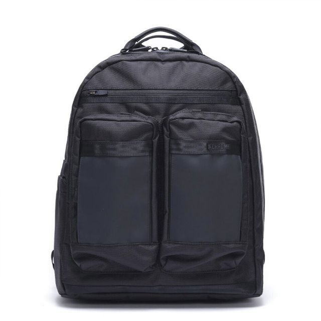 クローム アクセル デイパック ミディアム CHROME AXCEL DAYPACK MD 防水ポケット搭載 26L ビジネスリュック PC収納 MacBook Air 15インチ対応 大容量 通勤 出張 旅行 BJ019 CHROME BJ019 AXCEL DAYPACK MD (250929)