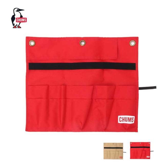 チャムス キッチンツール用ウォールポケット Chums [ CH60-3371 ] LOGO KITCHEN TOOL ROLL キッチンツールロール  アウトドア  [220830]