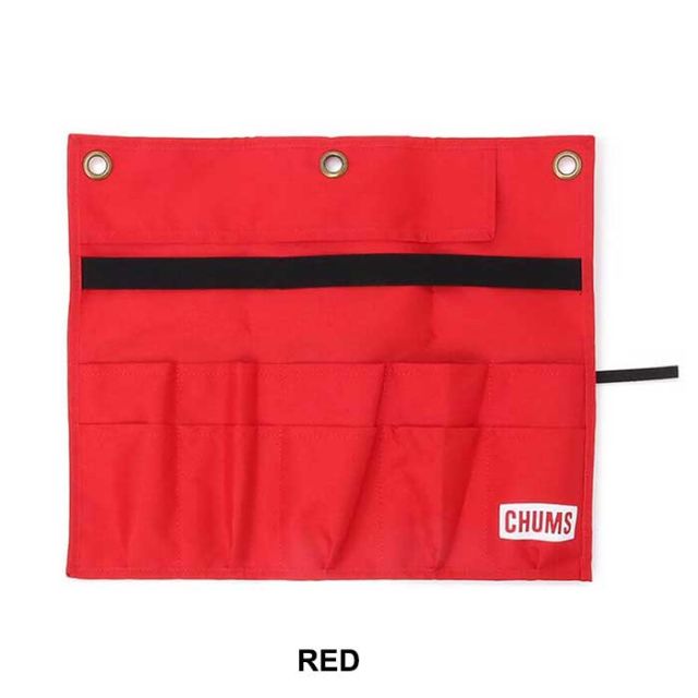 チャムス キッチンツール用ウォールポケット Chums [ CH60-3371 ] LOGO KITCHEN TOOL ROLL キッチンツールロール  アウトドア  [220830]