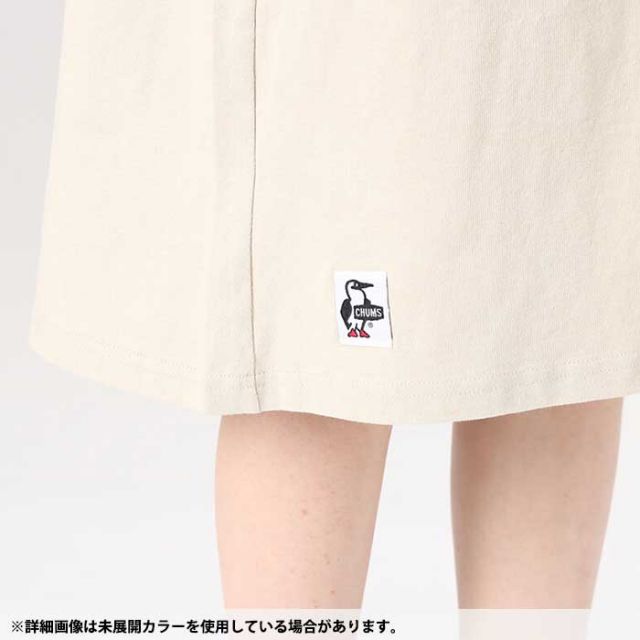 チャムス レディース ワンピース Chums CH18-1259 CHUMS Logo Dress チャムスロゴドレス 半袖 (240218)