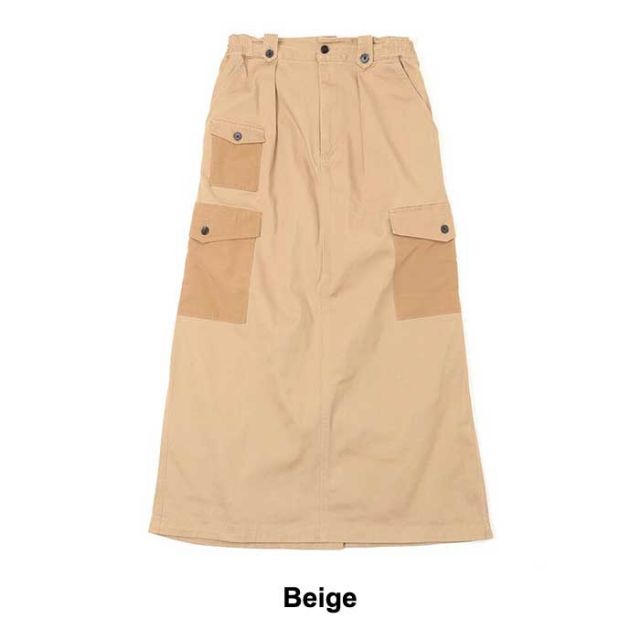 チャムス スカート Chums [ CH18-1248 ] Stretch Campimg Long Skirt ストレッチキャンピングロングスカート レディース  [230131]