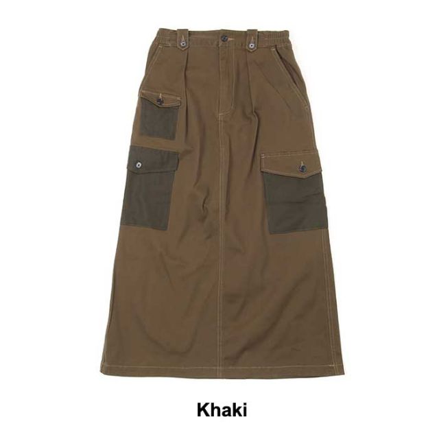 チャムス スカート Chums [ CH18-1248 ] Stretch Campimg Long Skirt ストレッチキャンピングロングスカート レディース  [230131]