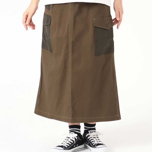 チャムス スカート Chums [ CH18-1248 ] Stretch Campimg Long Skirt ストレッチキャンピングロングスカート レディース  [230131]