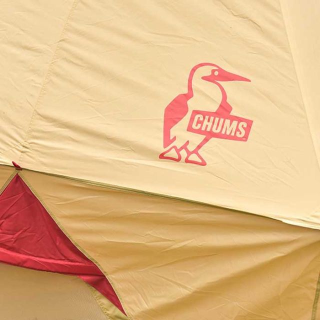 チャムス 4人テント Chums [ CH62-1702 ] Booby House 4 ブービーハウス 4 Beige/Red キャンプ アウトドア [230812]