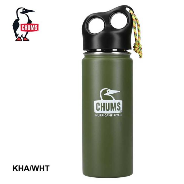 チャムス 水筒 Chums CH62-1920 Camper Stainless Bottle 500 キャンパーステンレスボトル 500ml 保温 保冷 キャンプ BPAフリー 真空二重構造
