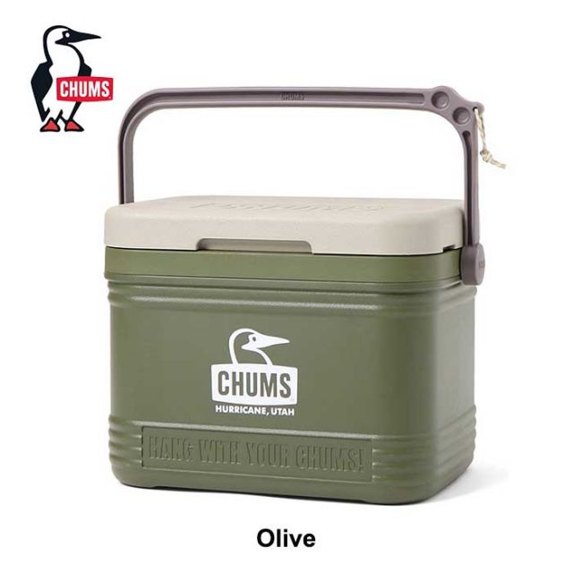 チャムス クーラーボックス Chums CH62-1893 Camper Cooler 18L キャンパークーラー18L 樹脂 キャンプ ピクニック レッド カーキ イエロー おしゃれ フェス レジャー 海 海水浴 バーベキュー BBQ 便利 釣り ペットボトル (240326)