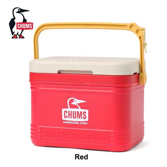 チャムス クーラーボックス Chums CH62-1893 Camper Cooler 18L キャンパークーラー18L 樹脂 キャンプ ピクニック レッド カーキ イエロー おしゃれ フェス レジャー 海 海水浴 バーベキュー BBQ 便利 釣り ペットボトル (240326)
