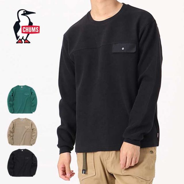CHUMS CH01-2295 Torrey Flap Pocket Crew Top