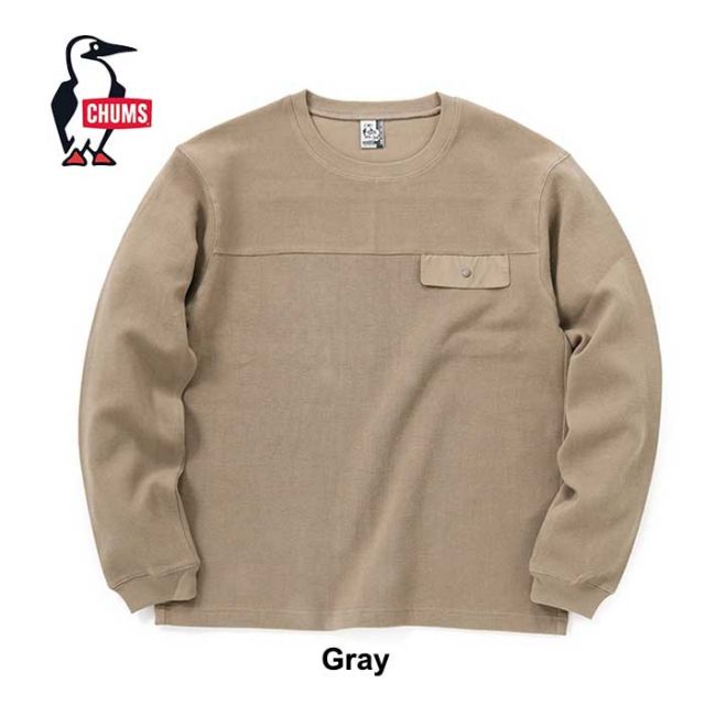 CHUMS CH01-2295 Torrey Flap Pocket Crew Top