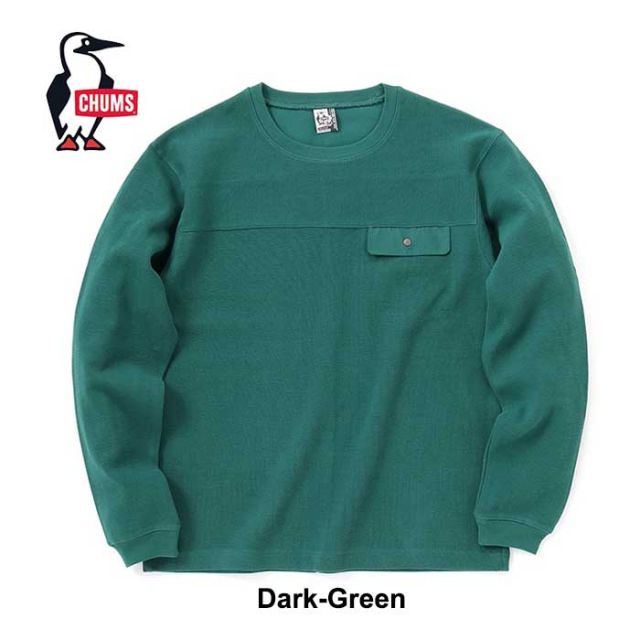 CHUMS CH01-2295 Torrey Flap Pocket Crew Top