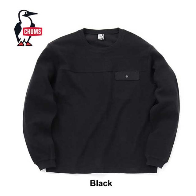 CHUMS CH01-2295 Torrey Flap Pocket Crew Top