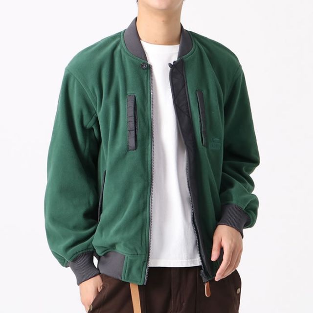 チャムス メンズ アウター CHUMS [ CH04-1366 ] Recycle Chumley Fleece RV JKT リサイクルチャムリーフリースリバーシブルジャケット [230922]