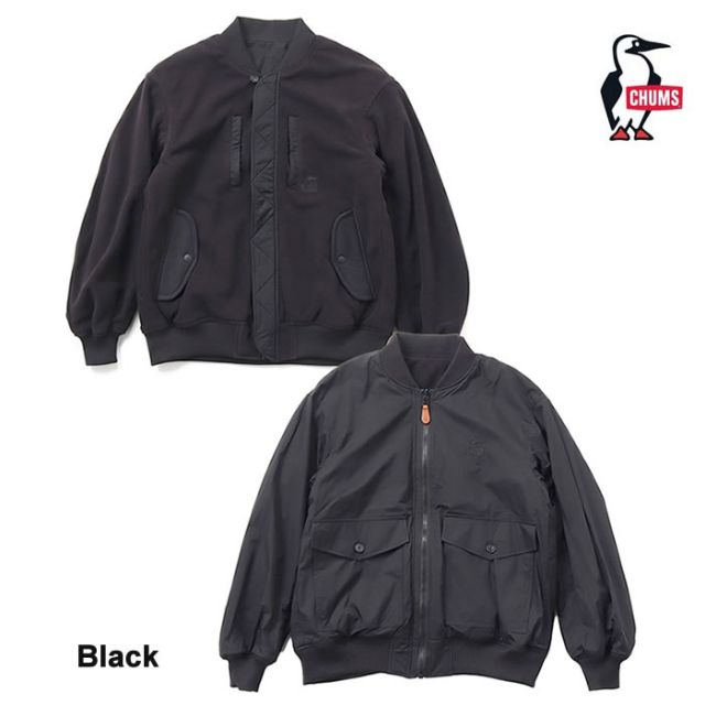 チャムス メンズ アウター CHUMS [ CH04-1366 ] Recycle Chumley Fleece RV JKT リサイクルチャムリーフリースリバーシブルジャケット [230922]