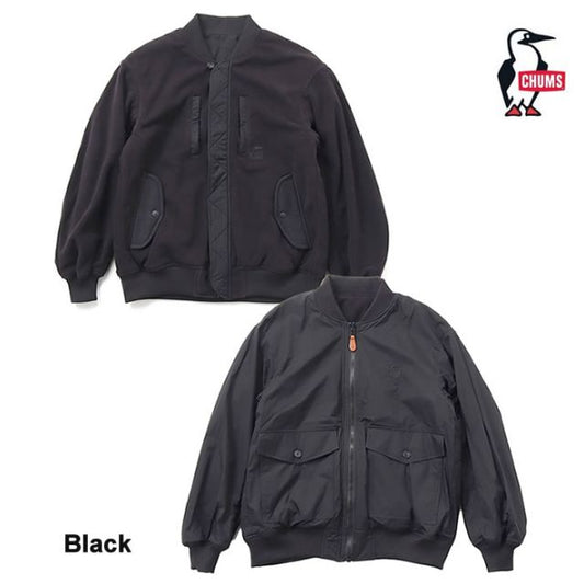 チャムス メンズ アウター CHUMS [ CH04-1366 ] Recycle Chumley Fleece RV JKT リサイクルチャムリーフリースリバーシブルジャケット [230922]