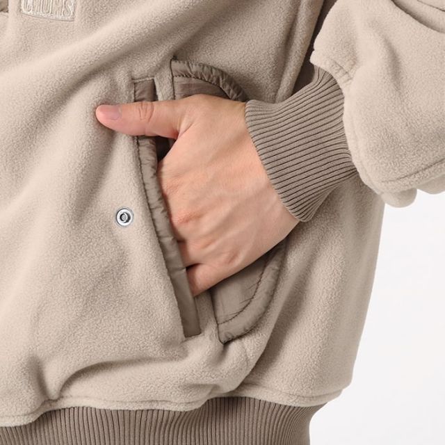 チャムス メンズ アウター CHUMS [ CH04-1366 ] Recycle Chumley Fleece RV JKT リサイクルチャムリーフリースリバーシブルジャケット [230922]
