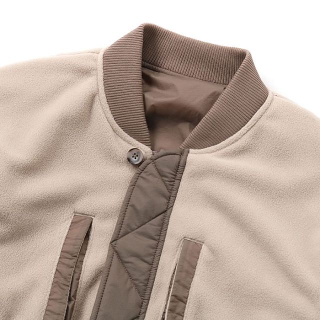 チャムス メンズ アウター CHUMS [ CH04-1366 ] Recycle Chumley Fleece RV JKT リサイクルチャムリーフリースリバーシブルジャケット [230922]