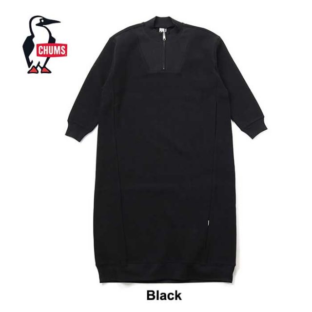 チャムス レディース ワンピース Chums [ CH18-1273 ] Torrey Half Zip Dress トーリーハーフジップドレス 長袖  [230808]