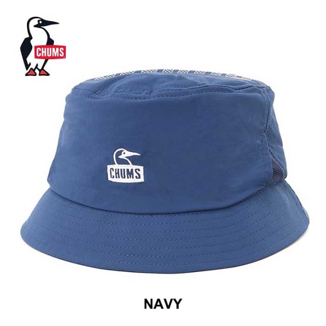 チャムス 帽子 ハット Chums CH05-1359 Airtrail Stretch CHUMS Hat エアトレイルストレッチチャムスハット ユニセックス メール便 (240331)