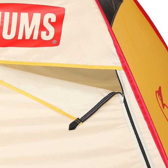 チャムス テント 3人用 CHUMS CH62-2022 Booby Pop Up Sunshade 3 サンシェード ポップアップ式 ワンタッチ 公園 ピクニック フェス イエロー カーキ レッド (240429)