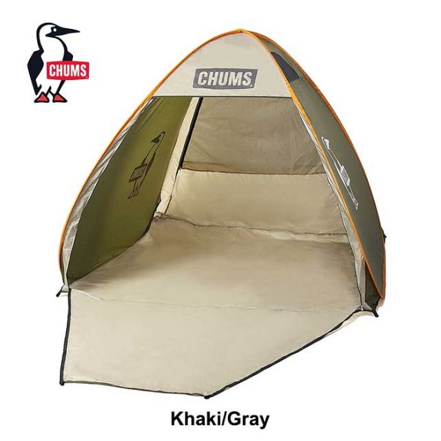 チャムス テント 3人用 CHUMS CH62-2022 Booby Pop Up Sunshade 3 サンシェード ポップアップ式 ワンタッチ 公園 ピクニック フェス イエロー カーキ レッド (240429)