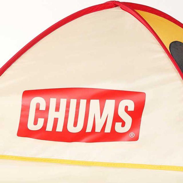 チャムス テント 3人用 CHUMS CH62-2022 Booby Pop Up Sunshade 3 サンシェード ポップアップ式 ワンタッチ 公園 ピクニック フェス イエロー カーキ レッド (240429)