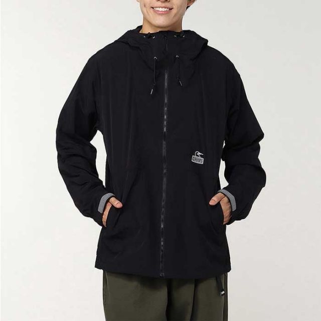 チャムス パーカー chums CH04-1411 Camp Field Hoodie キャンプフィールドフーディ ナイロンジャケット アウター 登山 キャンプ ウインドブレーカー フェス (240829)
